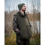 Vesta Fox Olive Sherpa Hybrid Gilet