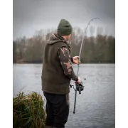 Vesta Fox Olive Sherpa Hybrid Gilet