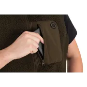 Vesta Fox Olive Sherpa Hybrid Gilet