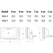 Sonar HUMMINBIRD Helix 9 Chirp GPS G3N