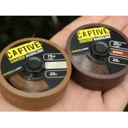 Fir textil AVID carp captive coated hooklink, sand/clay, 25lb