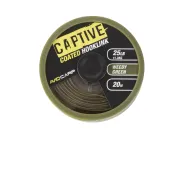 Fir textil AVID carp captive coated hooklink, verde, 15lb