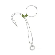 Vartej+stopper DELPHIN pentru montura ronnie rig, 20+10buc/plic, nr.9