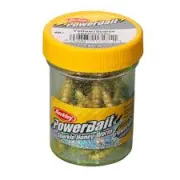 Viermi Artificiali BERKLEY Powerbait Sparkle Honey Worm, 2.5cm, 55buc/flacon, Galben