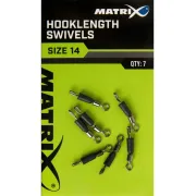 Vartej Rapid cu Carabina Matrix Hooklength Swivels, 7buc/plic
