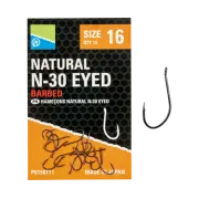 Carlige Preston Natural N-30 Eyed,15buc/plic