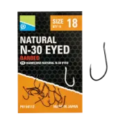 Carlige Preston Natural N-30 Eyed,15buc/plic