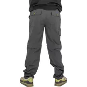 Pantaloni Zip-Off Black Cat Trousers, Grey