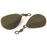 Plumb Para cu Vartej FOX Camotex Flat Pear Leads Swivel