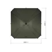 Umbrela cu Perete Lateral Delphin DualiX STABIL