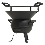 Gratar pe Carbuni Cattara KETTLE, Grila din Fonta, 35cm