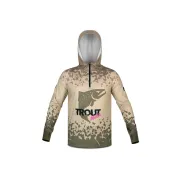 Hanorac cu gluga Delphin UV ARMOR 50+ Trout