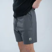 Pantaloni Scurti Nash Make It Happen Badge Shorts, Grey Marl