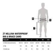 Salopeta Impermeabila Nash ZT Helluva Waterproof Bib and Brace, Camo