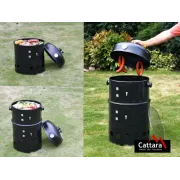 Afumatoare si Gratar cu Carbuni Cattara PISA 3 in 1, 40cm