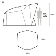 Cort Nash Titan T2, 193x320x286cm