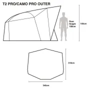 Cort Nash Titan T2 Camo Pro,193x348x318cm