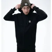 Hanorac Nash Make It Happen Badge Zipped Hoody, Black