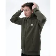Hanorac Nash Make It Happen Badge Zipped Hoody, Green