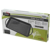 Plita grill Cattara din fonta cu manere , 33x21.5cm, inaltime 3cm