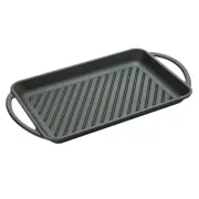 Plita grill Cattara din fonta cu manere , 33x21.5cm, inaltime 3cm