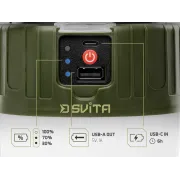 Lampa Camping Delphin Svita, cu Telecomanda, 4W, 180lm, 3600mAh