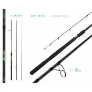 Lanseta feeder ZFish Corten Method Extra Heavy Feeder, 3.90m,150g,3+3buc