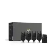 Set Avid Carp VTX 4+1 Bite Alarm, Avertizoare + Statie