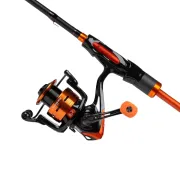 Combo Spinning Mitchell Colors MX Orange, Lanseta Colors MX 802MH 2.44m/10-45g/2buc + Mulineta Mitchell Colors MX 3000FD