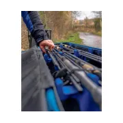 Husa Rigida Preston Hardcase Rod Safe XL, 6 Lansete + 6 Mulinete, 190x29x24cm