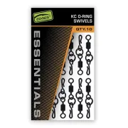 Agrafa cu Vartej si Anou Fox Edges KC O-Ring Swivels, 10buc/pac