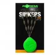 Opritoare Korda Tungsten Sinkers, Green, 9buc/plic