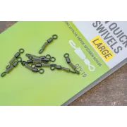 Vartej cu Agrafa Rapida Korum Quick Snap Swivels, Small, 10buc/plic
