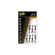 Vartej cu Agrafa Rapida si Anou Fox Edges KC O-Ring Swivels, 10buc/pac