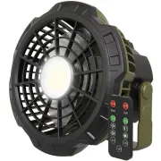 Ventilator NGT USB Reincarcabil cu Lumina si Powerbank