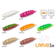 Naluca Viermi Artificiali Delphin LARVO Cheese,15 buc/plic