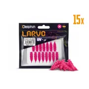 Naluca Viermi Artificiali Delphin LARVO Cheese,15 buc/plic