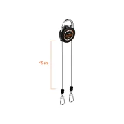 Breloc Delphin Yoyo DuoRoll, Culoare Negru