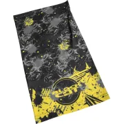 Bandana Black Cat Snood, Black/Yellow