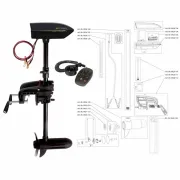 Motor Electric Barca BlackCat Battle Cat Outboard BC 2400