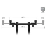 Rodpod Delphin RPX ProSTALX BlackWay, 2 Posturi