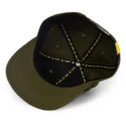 Sapca Black Cat Green Flat Peak Cap, Verde