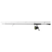 Combo Fox Rage Warrior ST Light Spin – Lanseta 5-15g + Mulineta 1000 + Fir Textil + Set Naluci