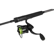 Combo Fox Rage Warrior ST Light Spin – Lanseta 5-15g + Mulineta 1000 + Fir Textil + Set Naluci