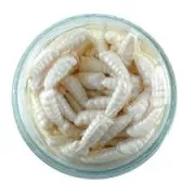 Viermi Artificiali Berkley Gulp Alive Waxies 1cm, 58g, Alb