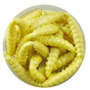 Naluca Viermi Artificiali Berkley PowerBait Power Honey Worm Garlic Yellow, 60g, 25buc/borcan