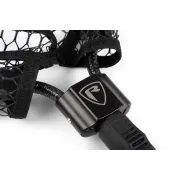 Minciog Telescopic cu Plasa Cauciucata Fox Rage Short Street Fighter Carbon Net, 40x50cm, 40cm