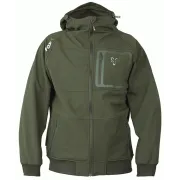 Jacheta Softshell FOX Collection Green & Silver Shell Hoodie