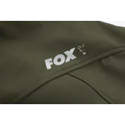 Jacheta Softshell FOX Collection Green & Silver Shell Hoodie