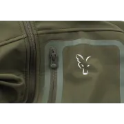 Jacheta Softshell FOX Collection Green & Silver Shell Hoodie